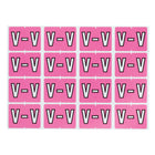 Pendaflex A-Z Lilac End Tab Filing Labels - V - 240 Pack-Compatible with DataFile L8701 series labels