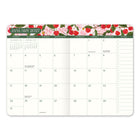 Orange Circle Studio Fruit & Flora Monthly Pocket Planner - 4.5" x 6.5" - Assorted Colours - English-Showcases illustrations throughout interior