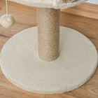 PawHut 19" Small Cat Tree with Scratching Post, Perch and Toy Ball - Beige-Recommended cat weight: 8.8 lbs (4 kg), assembly required