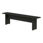 Manhattan Comfort Nomad 67.91" Modern Dining Bench - Grey-Modern Modern Dining Bench for Dining Room Use