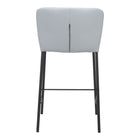 Zuo Linz Counter Stool - Grey - Set of 2-3 year limited warranty
