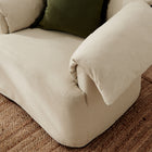 Modway Lark Slipcovered Fabric Oversized Armchair - Linen-Spring Support