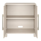 Hudson&Canal Chabot 28"W Accent Cabinet - Alder White-Clean with a soft, dry cloth and no harsh chemicals or abrasive cleaning materials