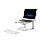 SHOPPINGALL - Ergonomic Laptops Elevator for 11 to 17 Inches Notebook Computer - SA-LS5 - Silver-[Designed for Your Laptop] With the ability to support up to 7.7 lbs (3.5 kg), this laptop stand is designed to accommodate a wide range of laptops from 11 to 17 inches.