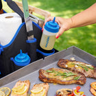 Razor Griddle Caddy-Side Pockets Designed to Hold Razor Squeeze Bottles