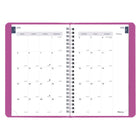 Blueline 13 Months Weekly/Monthly Academic Planner - July to July - 8" H x 5" W - Assorted Colours - English-Julian dates