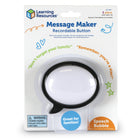 Learning Resources-3 Message Recorder - Speech Bubble - Pack of 3-Choose from two shapes: Take your personalized message one step further—choose from a classic speech bubble or a shades-wearing sun!