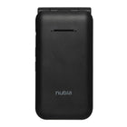 ZTE Nubia Cymbal 2 LTE 4G Flip Phone - 1 GB + 8 GB - Black - Unlocked-Memory: Battery 1600mAh removable