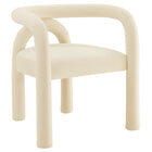 Modway Astrid Performance Velvet Dining Chair - Porcelain-Aesthetic Dining Armchair