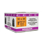 Eco II Garbage Bags - 30" x 38" - Regular - Black - 250 Pack-250 Pack