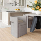 Zuo Papua Dining Chair - Grey-Chair Weight Capacity: Supports up to 225 lb