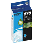 Epson T676 Ink Cartridge - High Capacity - Cyan-High-yield ink cartridge, up to 1200 pages