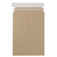 JAM Paper Photo Mailer Stiff Envelopes with Self Adhesive Closure, 6 x 8, Brown Kraft Recycled, 12 Pack-Stiff Mailer
