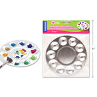 Selectum 7" Round Paint Palette - Aluminium - 10 Slots-7" Round Palette