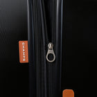 Champs Vintage Muse 3-Piece Luggage Set - Black/Tan-USB charging port on 20" 