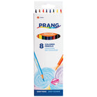 Prang Thick Core Coloured Pencils - Assorted - 8 Pack-Coloured pencils delivers vivid, blendable colours and soft laydown