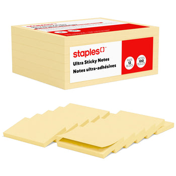 Staples Ultra Sticky Notes - 5