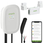 Emporia Classic Level 2 48A Hardwired NACS/TESLA EV Charger and Vue 3 2-Phase Load Management Bundle - White-Designed for indoor and outdoor installation with a rugged watertight nema type 4 enclosure to protect against environmental conditions, may qualify for local rebates depending on your area
