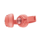 Basic Tech BTRFCR Bluetooth 5.0 Wireless Folding Headphones - Coral-6 Playback Hours