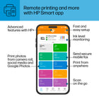 HP OfficeJet Pro 8015e Wireless All-in-One Colour Inkjet Printer with Bonus 6 months Instant Ink with HP+-HP SMART APP - Print, scan and copy from your phone-from anywhere. Get additional advanced features with HP+.