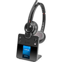 HP-Poly Savi 8420 Office Wireless DECT Stereo Headset - Microsoft Teams Certified-Be heard clearly