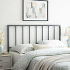 Modway Tatum Metal King Headboard - Grey-6