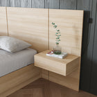Nexera Milano Floating Nightstand Extension Panel - Natural Blonde Oak-7