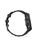 Garmin fēnix 8 - AMOLED Outdoor Recreation/Adventure Watches - 47 mm - Slate Gray with Black Silicone Band-7