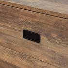 HOMCOM Industrial 47.25" L Kitchen Sideboard - Rustic Brown-Fits dining room, kitchen, living room, or other limited spaces needing a bit more storage