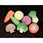 Yellow Door Vegetable Sensory Play Stones 8-Piece Set-Children may compare these vegetable to the real thing