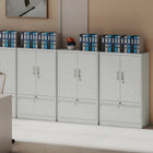 HOMCOM Metal Storage Cabinet with Locks - White-Equipped with two separate locks on doors and drawer, ensuring your important documents remain secure