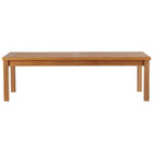 Modway Upland Outdoor Patio Teak Wood Coffee Table - Natural-Assembly Required
