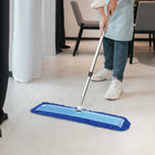 Gritt Commercial All-In-One 48” Microfiber Dust Mop Set with 72" Telescopic Handle-Handle Length: 40" to 72"
