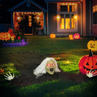 Outsunny 72" Animated Crawling Zombie Halloween Decoration-Requires 3 AA batteries, ensuring easy power access