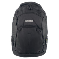 Tucci Italy Cyclist Laptop Backpack - Medium - Black-Fits Up to 16" Laptops – Padded compartment keeps your device protected