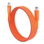 Statik MagStack Pro Charge/Sync Magnetic Cable USB-C to USB-C - 3.3 ft - Orange-Fast Charging with Built-In Safety. Quickly charge up your phone, laptop, tablet, and other devices without damaging the battery. Instantly Organizes Itself. Automatically wraps up into a neat coil. No more fussing with messy wires