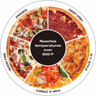 Salton Pizzadesso Professional Air Fryer Pizza Oven with Peel - Stainless Steel-Pizza - reaches 800°f to bake the perfect pie in minutes