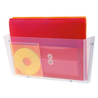 Staples Wall File Pocket - Letter Size - Clear-8