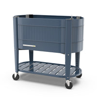 Permasteel Elevated Garden Bed with EnGrow TrueSoil Technology - Blue-Engrow Technology for sustainable gardening experience
