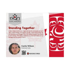 Oscardo Curtis Wilson Standing Together Indigenous Art T-Shirt - M-Ethically produced with royalties paid to the artist or their estate on every purchase, supporting Indigenous creators