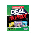 Hasbro Gaming Monopoly Deal No Mercy Board Game-Most ruthless edition yet: warning: This outrageously fun and fast Monopoly Deal No Mercy card game may cause tears, table-flipping, and tantrums. It’s like the Monopoly Deal game, but WAY more cutthroat