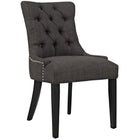 Modway Regent Tufted Fabric Dining Chair - Brown-Tufted Dining Chair