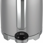 Salton NuRetro Digital 1.7 L Kettle - Metallic Silver- Water level window allows you to boil what you need and reduce energy waste. 