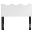 Modway Athena Performance Velvet Full/Queen Headboard - White-Multiple Mounting Positions
