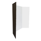 Royal Brites Tri-Fold Display Board - 36" H x 48" W - Black/White-Sturdy and easy to handle