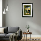 Stained Glass - Framed Print - 28" x 36"-Ready to hang - arrives fully assembled