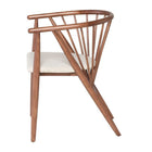Plata Imports Danson Walnut Dining Chair-Comfortable seat and optimal support