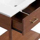 Modway Zaire 30" Bathroom Vanity - Walnut/White-8
