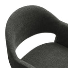 Modway Talia 41" Upholstered Fabric Bar Stool - Charcoal-8