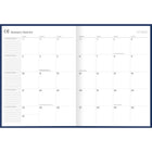 Cambridge 2027 Workstyle Classic Monthly Planner - 11" x 8-1/2" - Bilingual-Durable poly cover with gold foil accents
